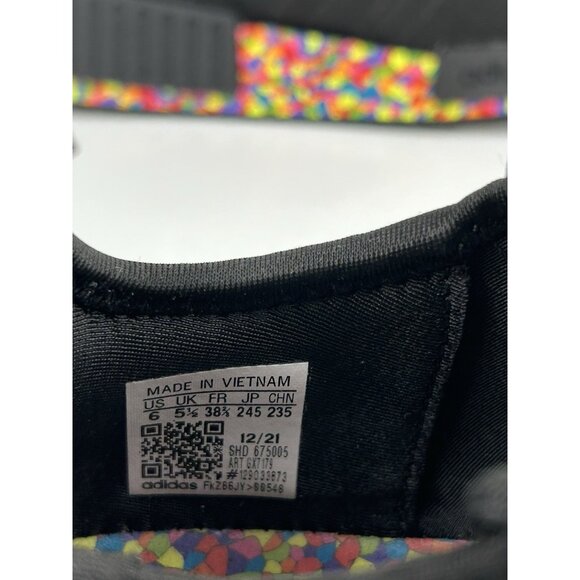 Adidas Unisex NMD_R1 Mosaic Boost Pack Rainbow Black Shoes GX7179 Size 6 - Picture 4 of 8